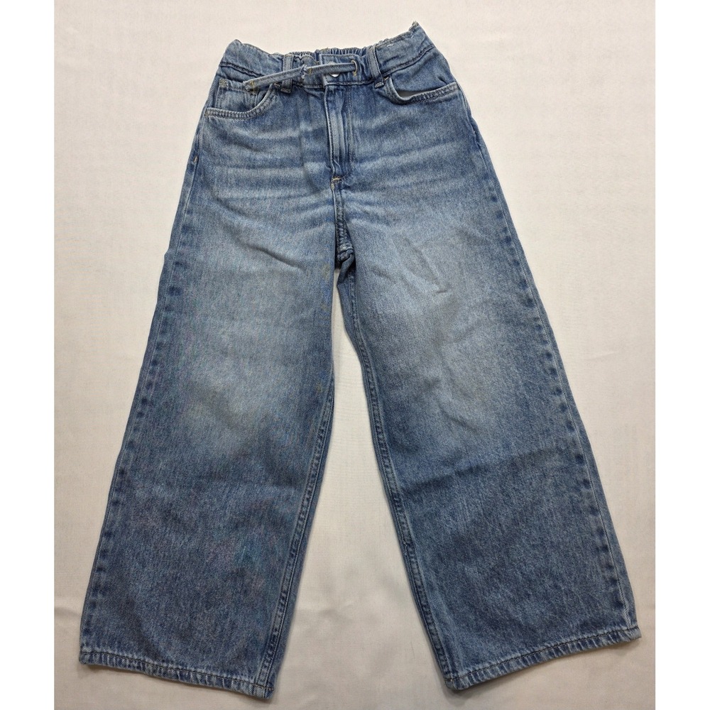 Wide‎ Leg H&M Girl's Denim Blue Jeans. Size 6